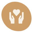 hands & heart icon
