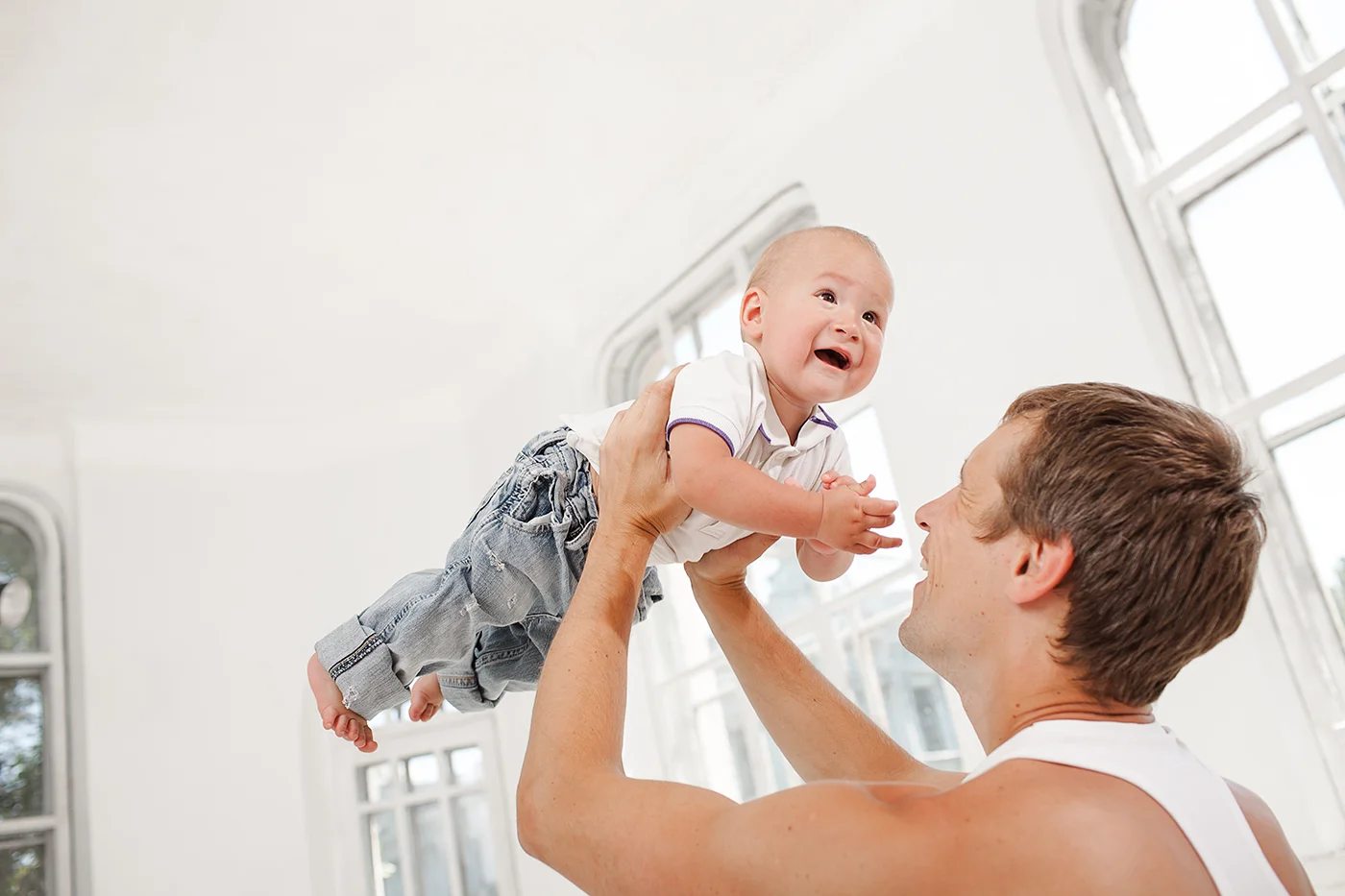 parent building social and emotional growth in baby