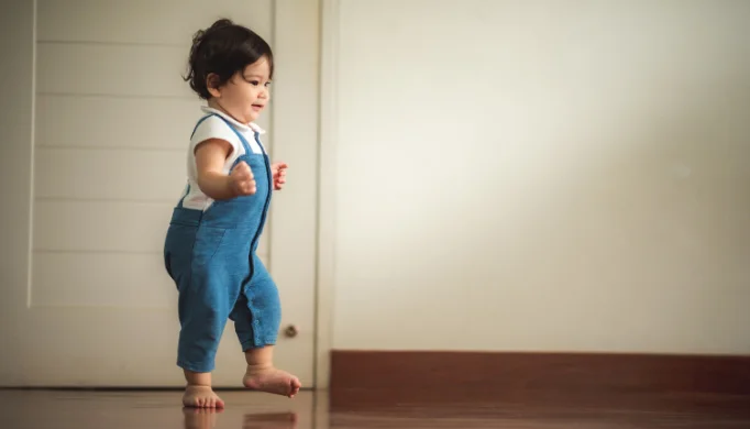 toddler walking
