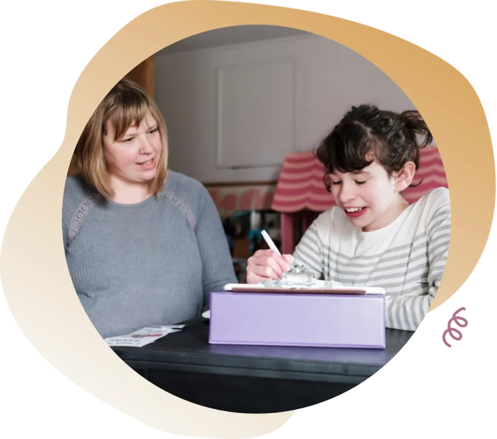 child with autism diagnosis participating in ABA therapy